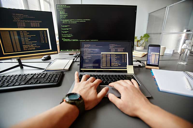 Testers contributing to a comprehensive QA strategy for software development by validating functionality and user experience.